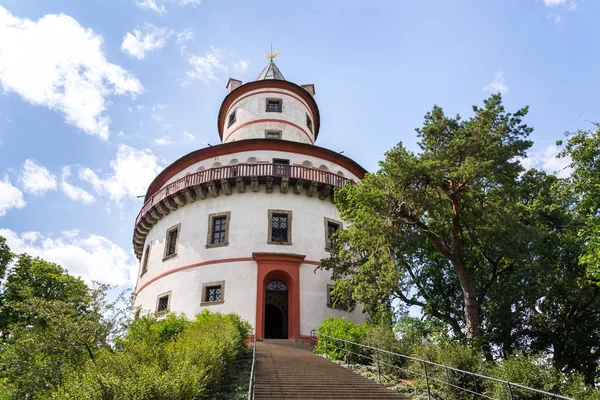 Caça Castelo Humprecht Cercado Por Parque Madeira Anteriormente Uma Reserva — Fotografia de Stock