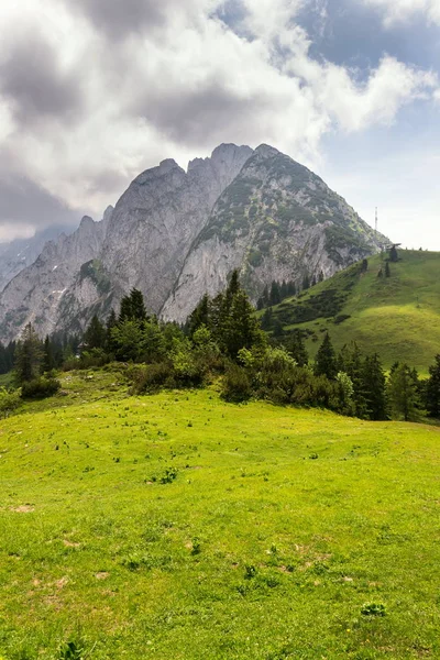 Mejor Montaña Grosser Donnerkogel Los Alpes Gosau Distrito Gmunden Estado — Foto de Stock