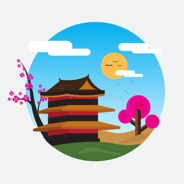 Kreative Vektordesign Illustration Der Traditionellen Chinesischen Kultur — Stockvektor
