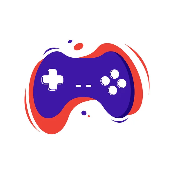 Illustration Vectorielle Concept Icône Logo Manette Jeu — Image vectorielle