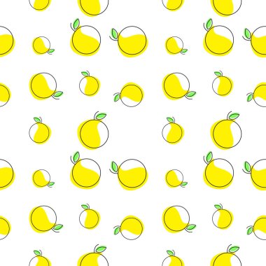 Turuncu desenli çizim tasarımı