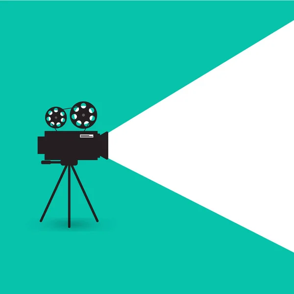 Ontwerp Vector Illustratie Van Een Film Schieten Video — Stockvector