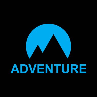 Bir dağ logosunun tasarımı