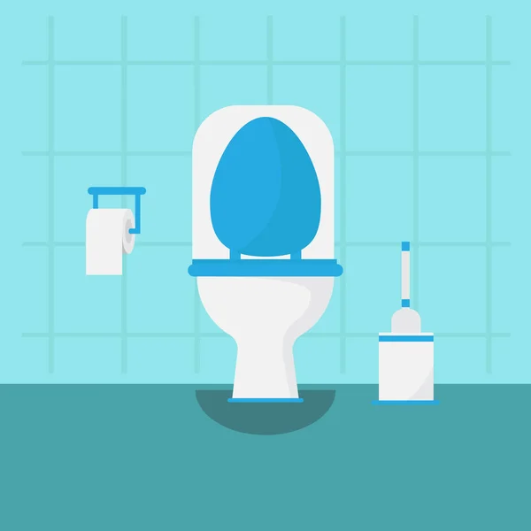 Design Ilustrace Vektoru Konceptu Toalety — Stockový vektor