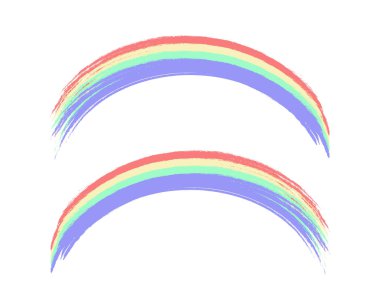 Gökkuşağı vektör tasarımı. grafik illüstrasyon