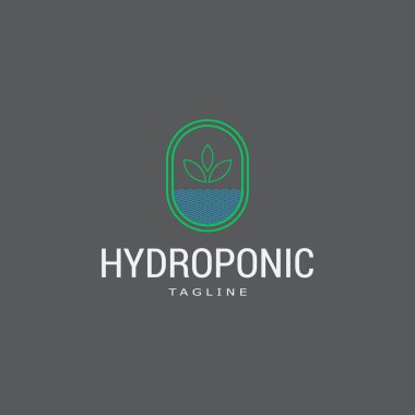Hidrofonik konsept logo vektörü 