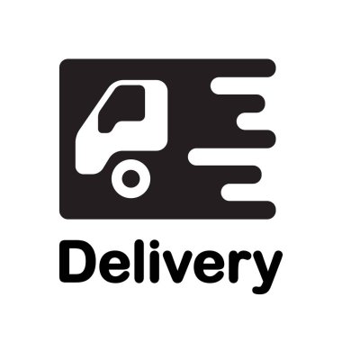 Modern tasarım dağıtım sembolü. vektör