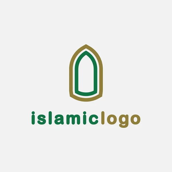 Logo Icono Islámico Moderno Vector — Archivo Imágenes Vectoriales