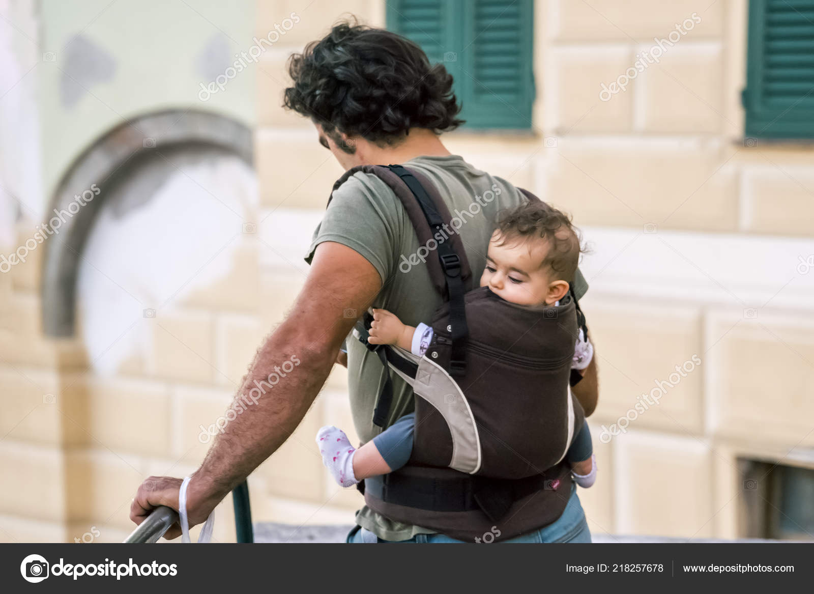 man baby sling