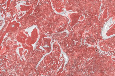 Beyaz ve kırmızı mermer duvar kağıdı arka plan dokusu