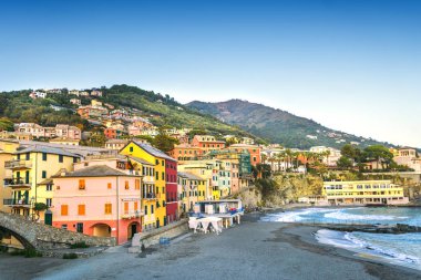 Bogliasco mimarisi. Liguria, Genova bölge, İtalyan Rivierası
