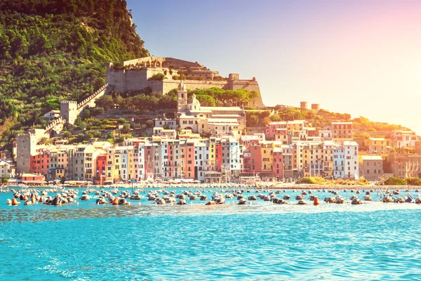 Városkép Portovenere Liguria Olaszország — Stock Fotó