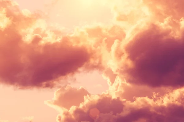 Beautiful Sunset Sky Clouds Background — Stock Photo, Image