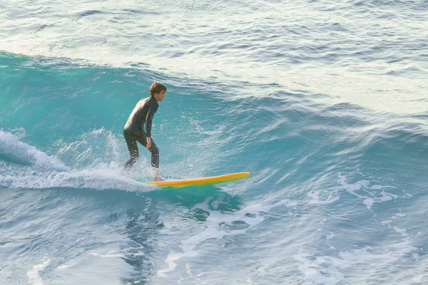 Bogliasco Italia Octubre 2017 Surfista Las Olas —  Fotos de Stock