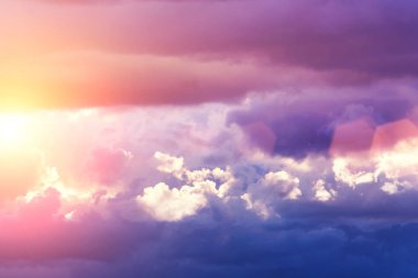 Romantik günbatımı gökyüzü, arka plan