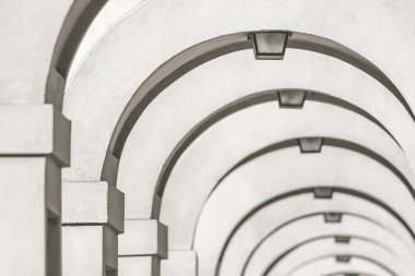 Kemer parçası colonnade, yakın çekim