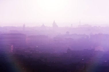 Roma, İtalya, silüeti