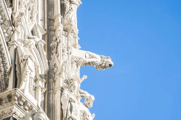 イタリア シエナ大聖堂 クローズ アップの詳細 — ストック写真