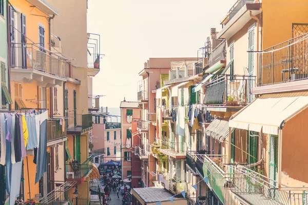 Pessoas Rua Cidade Italiana — Fotografia de Stock