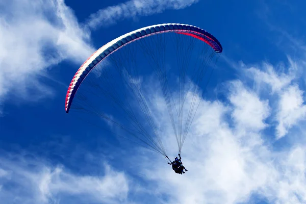 Paragliding Blue Sky — Stock Photo, Image