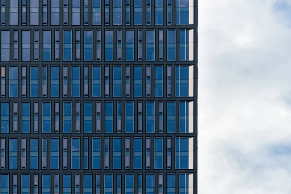 Ventanas Ciudad Moderna Edificio Negocios Rascacielos Fondo Textura —  Fotos de Stock