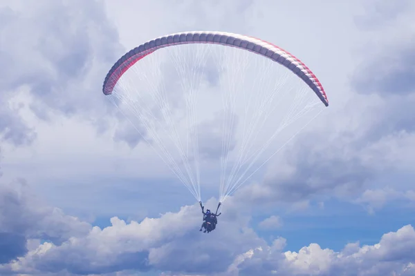 Paragliding Paraglider Flying Sky — Stock Photo, Image