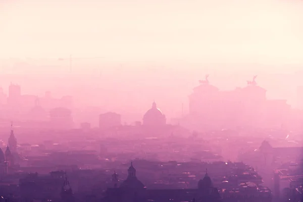 Silhouette Rome Italy — Stock Photo, Image