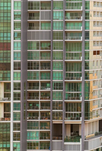 Texture Skyscraper Walls High Rise Building Windows — Stock Photo, Image