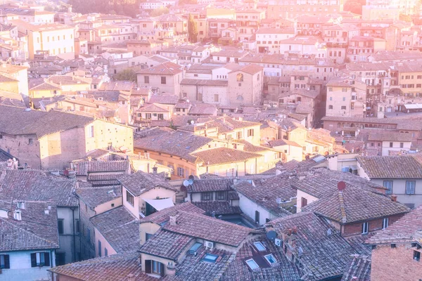 Πανοραμική Θέα Της Σιένα Ιταλία — Φωτογραφία Αρχείου