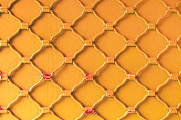 Оранжевая Металлическая Сетка Фон Текстура — стоковое фото