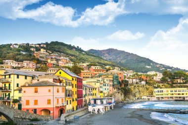 Bogliasco - balıkçı köyü Ligurya Rivierası