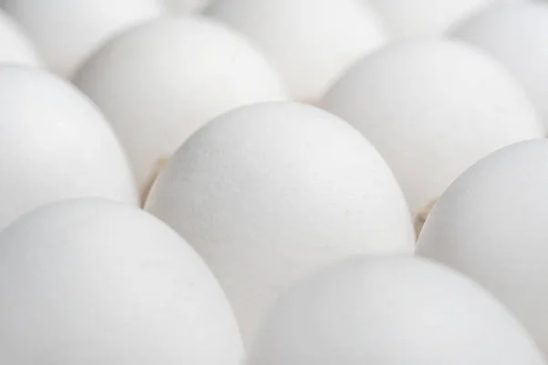 Uova Pollo Bianco Sfondo Consistenza — Foto Stock