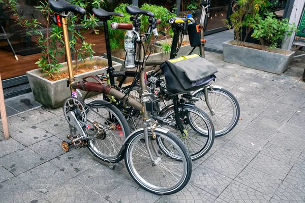Vélos Dans Parking — Photo