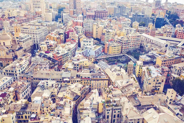 Aerial View Genoa Italy — Stock Photo, Image