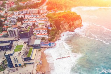 Güneş, deniz şehir en iyi görünümü