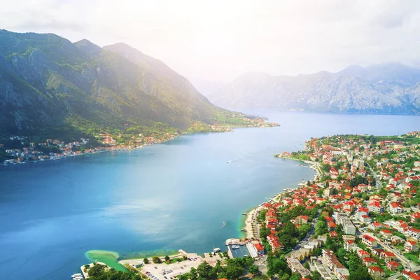 Schöne Stadt Meer Blick Von Oben — Stockfoto