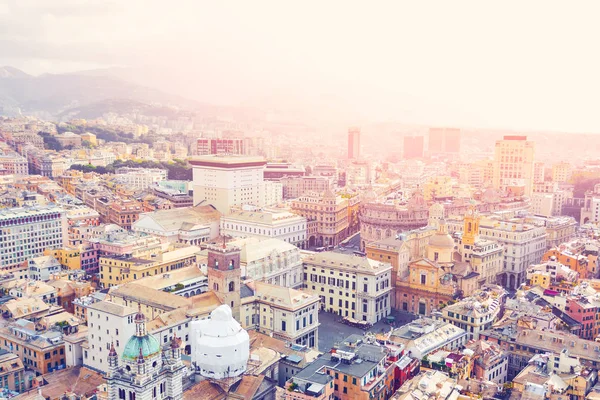 Cityscape Top View Genoa Italy — Stock Photo, Image