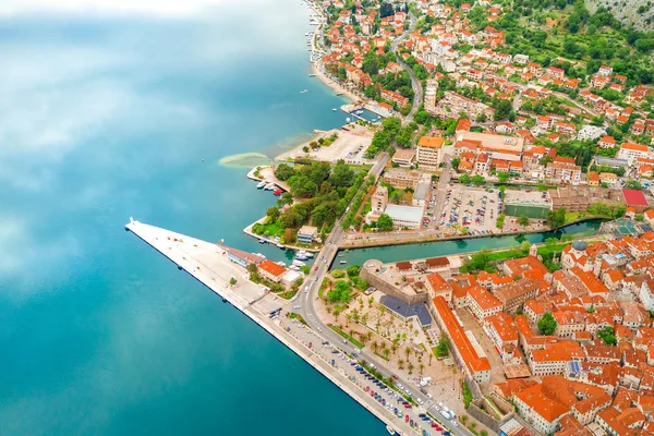 Banvallen Den Gamla Europeiska Staden Ovanifrån — Stockfoto