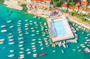 Yatlar için yatak, görünümü top