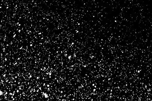 黑色背景上的暴风雪 — 图库照片