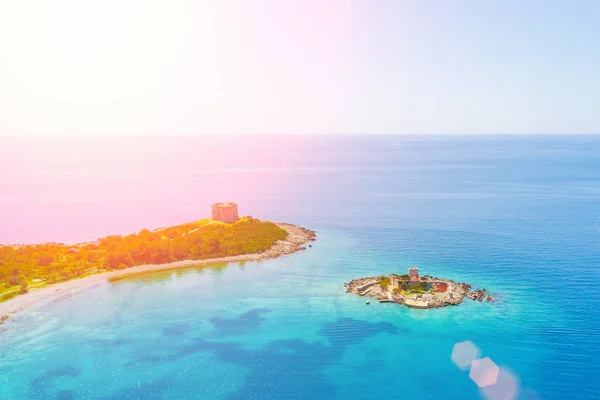 日光の要塞の島のトップ ビュー — ストック写真