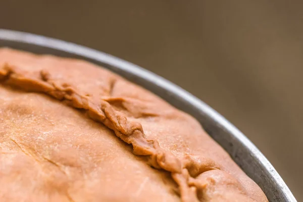 Chrupiące Ciasto Wypełnione Mięsa Ziemniaków Belish — Zdjęcie stockowe