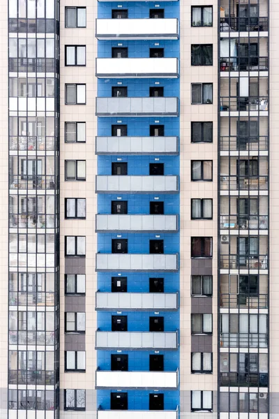 Сучасний Хмарочос Скляним Фасадом — стокове фото