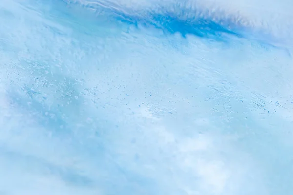 Blaues Eis Mit Blasen Hintergrund — Stockfoto