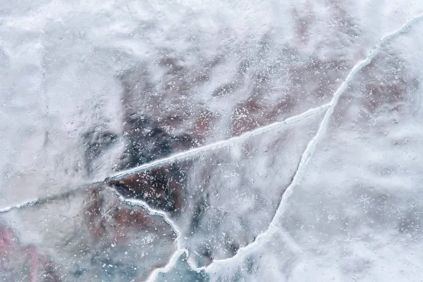 Ice Cracks Background — Stock Photo, Image