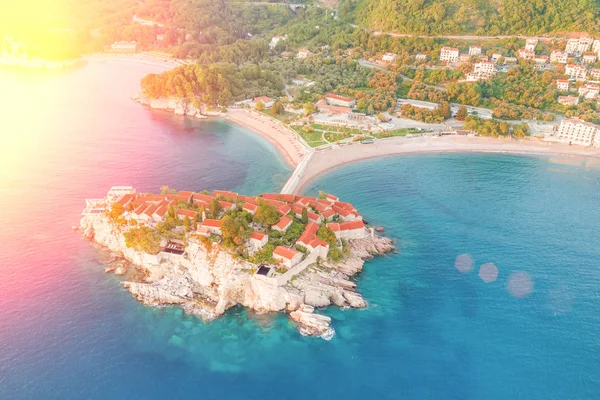 Beliebtes Europäisches Urlaubsziel Auf Einer Kleinen Insel Die Straße Mit — Stockfoto