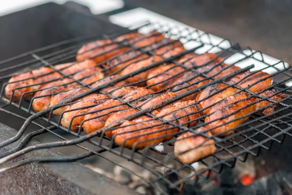 Salsicce Alla Griglia — Foto Stock