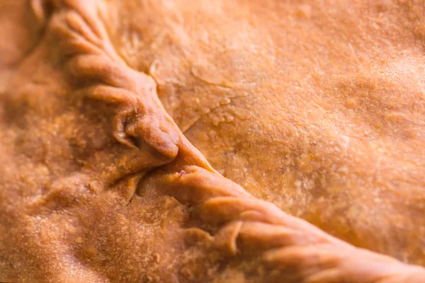 Pastel Crujiente Lleno Carne Patatas Belish — Foto de Stock