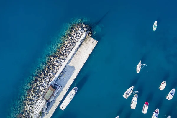 Gyönyörű Kilátás Tetején Marina — Stock Fotó