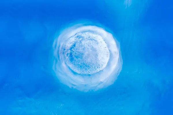 Blue Ice Bubbles Background — Stock Photo, Image